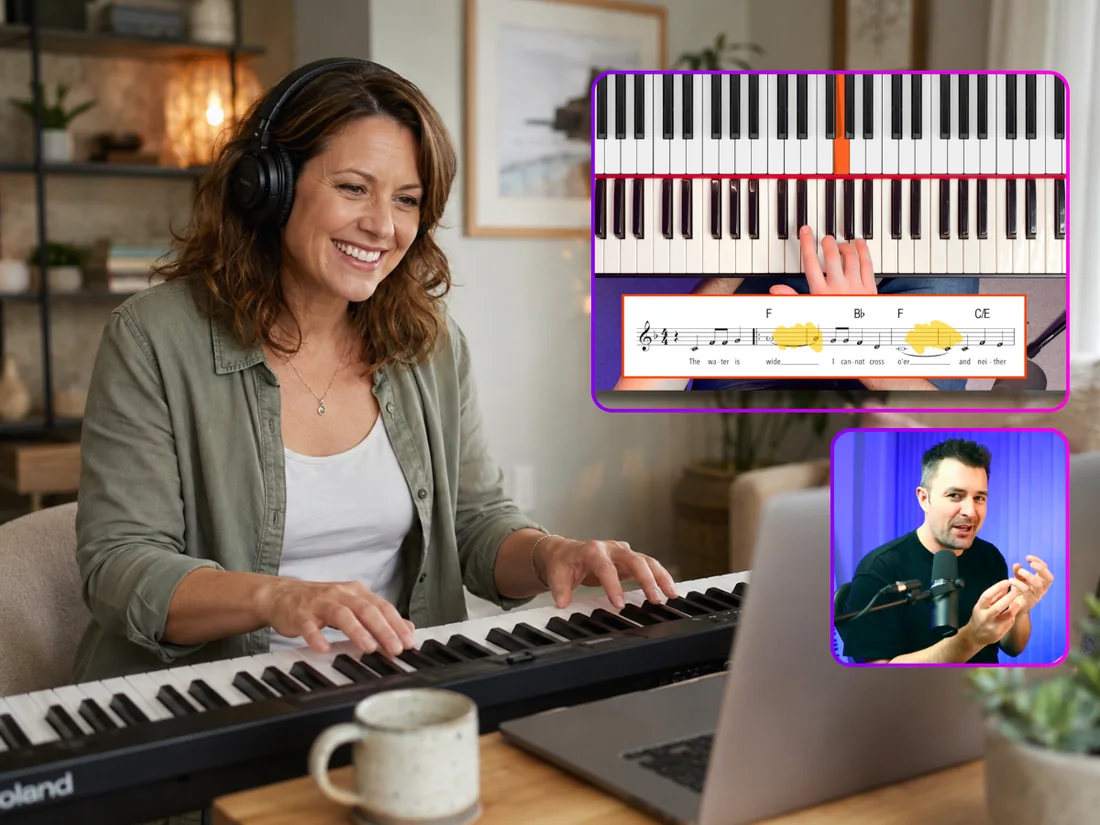 Lead Sheet Masterclass video lessons on screen